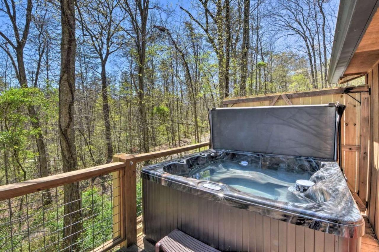 The Cottage At Camp Toccoa Blue Ridge Exteriör bild