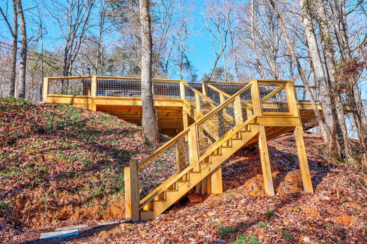 The Cottage At Camp Toccoa Blue Ridge Exteriör bild